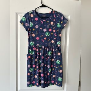 Cat and Jack T-shirt dress, planets/space, girls XL